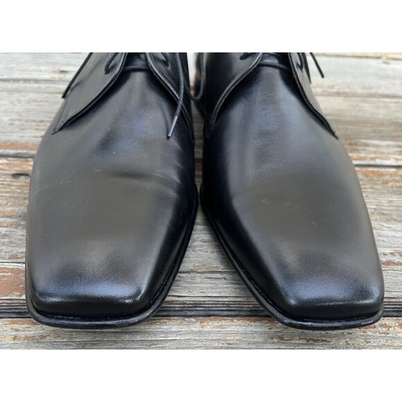 New! Point by LLOYD Men\'s US 11.5 Black Leather Square Toe Dress Shoes Germany main image 10